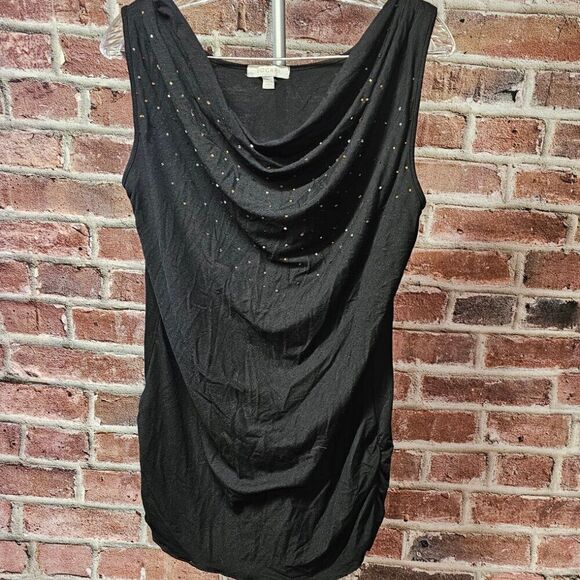 Women's BOGARI Flutter Scoop Silk Top Large - Picture 2 of 7